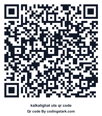 Kalkalighat UTS QR Code