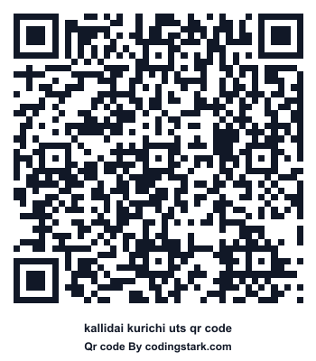 Kallidai Kurichi UTS QR Code