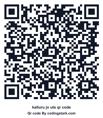 Kalluru Jn UTS QR Code