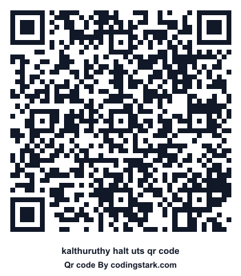 Kalthuruthy Halt UTS QR Code