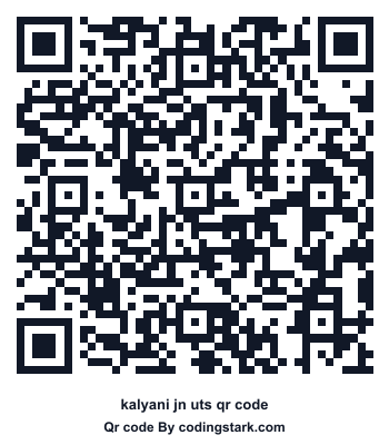 Kalyani Jn UTS QR Code