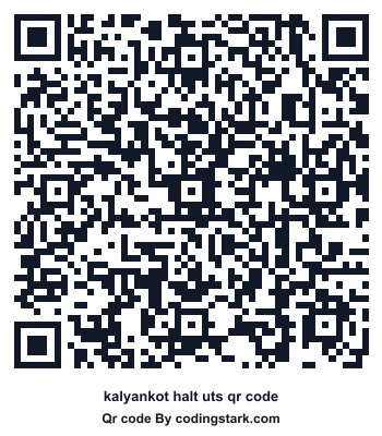 Kalyankot Halt UTS QR Code