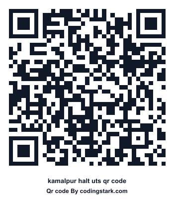 Kamalpur Halt UTS QR Code