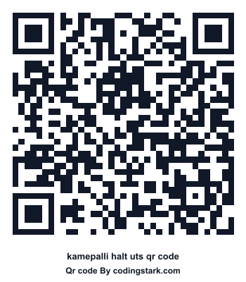 Kamepalli Halt UTS QR Code