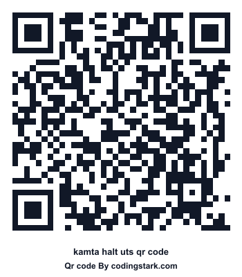 Kamta Halt UTS QR Code