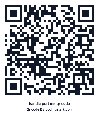 Kandla Port UTS QR Code