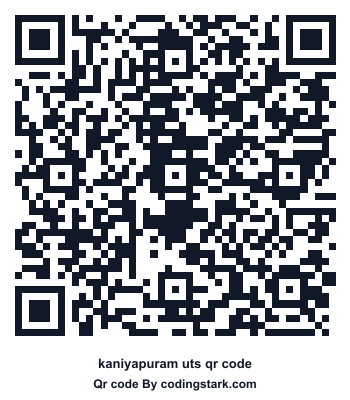 Kaniyapuram UTS QR Code