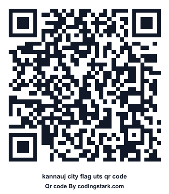 Kannauj City Flag UTS QR Code