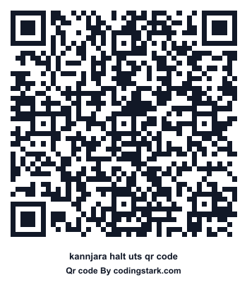 Kannjara Halt UTS QR Code