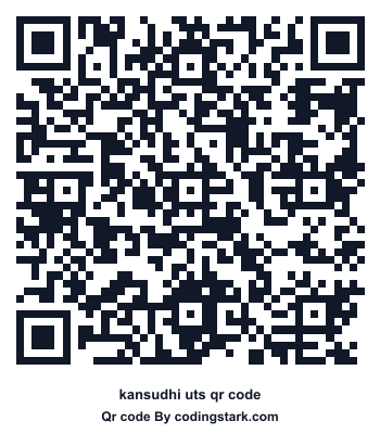 Kansudhi UTS QR Code