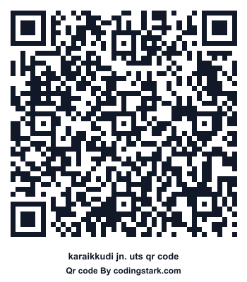 Karaikkudi Jn. UTS QR Code