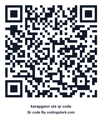 Karapgaon UTS QR Code