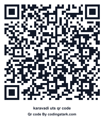 Karavadi UTS QR Code