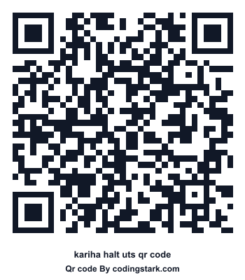 Kariha Halt UTS QR Code