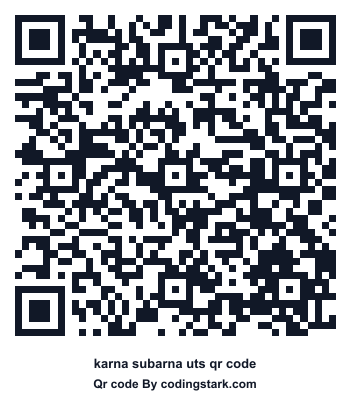Karna Subarna UTS QR Code