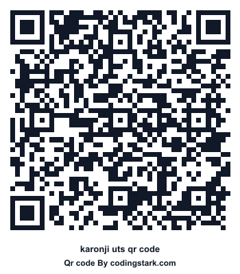 Karonji UTS QR Code