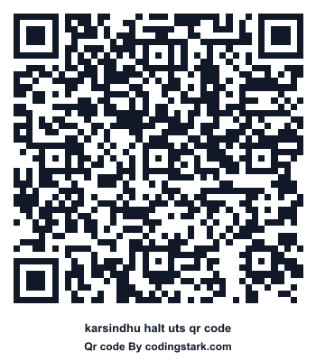 Karsindhu Halt UTS QR Code