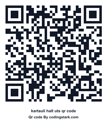 Kartauli Halt UTS QR Code
