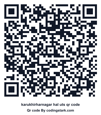 Karukhirharnagar Hal UTS QR Code