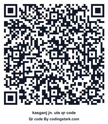 Kasganj Jn. UTS QR Code
