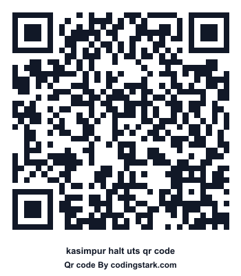 Kasimpur Halt UTS QR Code