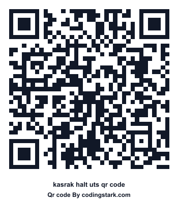 Kasrak Halt UTS QR Code
