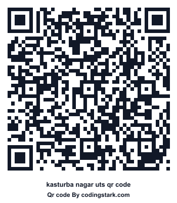 Kasturba Nagar UTS QR Code