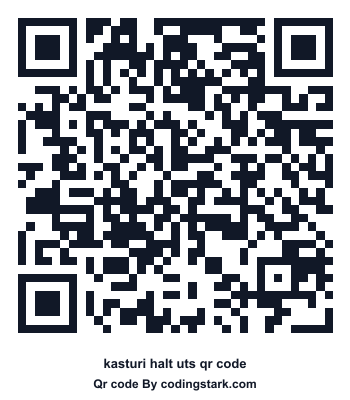Kasturi Halt UTS QR Code