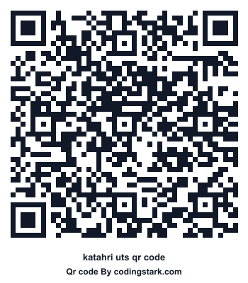 Katahri UTS QR Code