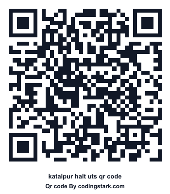 Katalpur Halt UTS QR Code