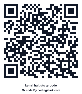 Kemri Halt UTS QR Code