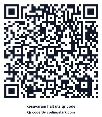 Kesavaram Halt UTS QR Code