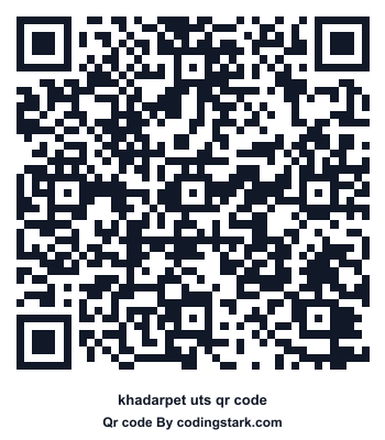 Khadarpet UTS QR Code