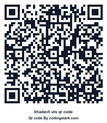 Khadavli UTS QR Code