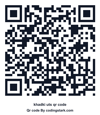 Khadki UTS QR Code