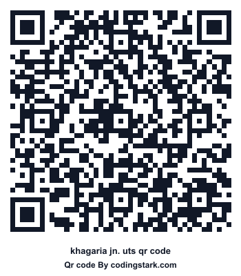 Khagaria Jn. UTS QR Code