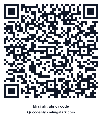 Khairah. UTS QR Code