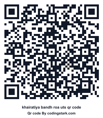 Khairatiya Bandh Roa UTS QR Code