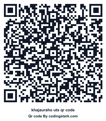 Khajauraho UTS QR Code