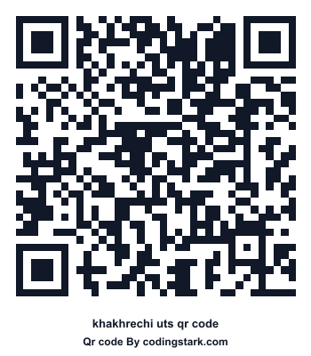 Khakhrechi UTS QR Code