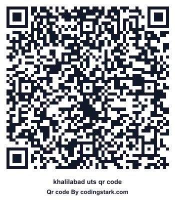 Khalilabad UTS QR Code