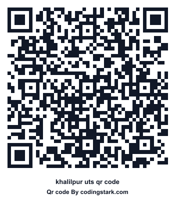 Khalilpur UTS QR Code
