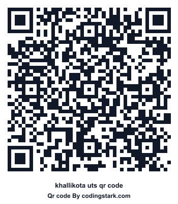 Khallikota UTS QR Code
