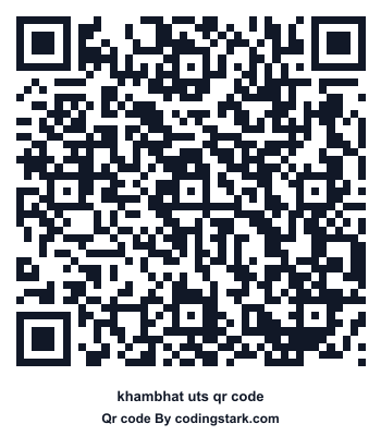 Khambhat UTS QR Code