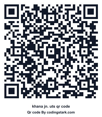 Khana Jn. UTS QR Code