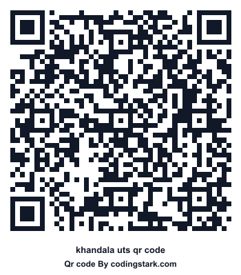 Khandala UTS QR Code