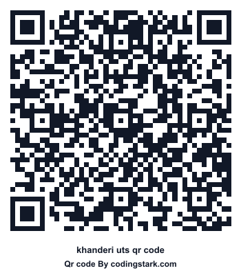 Khanderi UTS QR Code