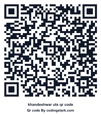 Khandeshwar UTS QR Code