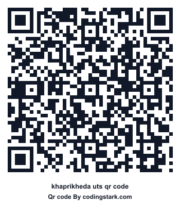 Khaprikheda UTS QR Code