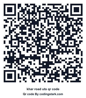 Khar Road UTS QR Code